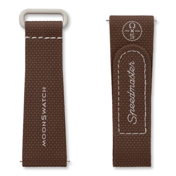 MOONSWATCH BROWN BEIGE RUBBER